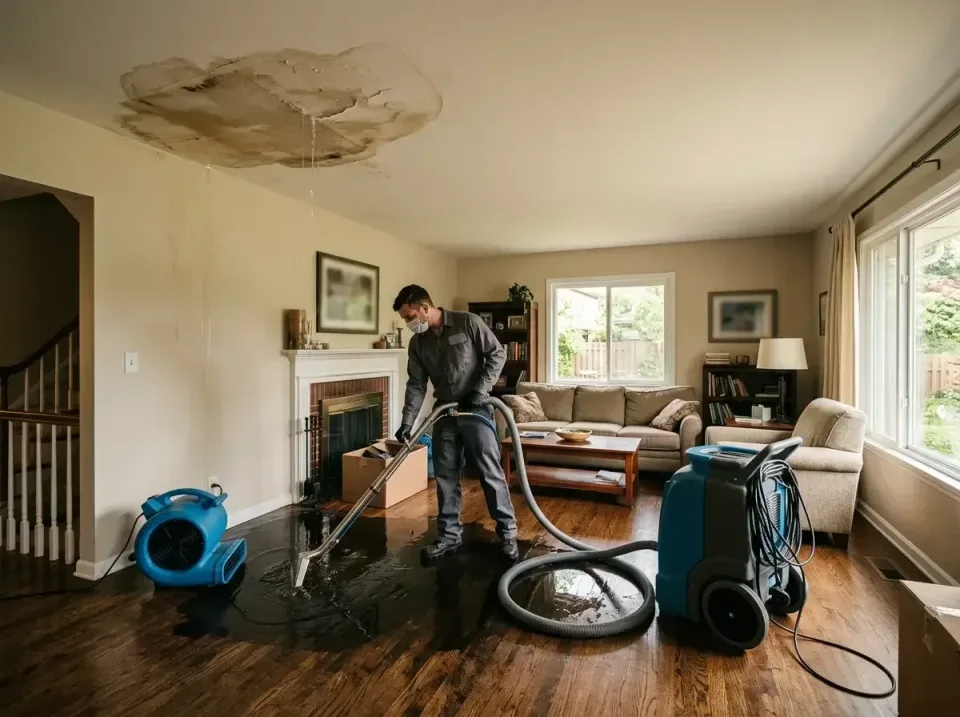 attic-pipe-burst-ceiling-drip-008 — frequently asked questions, Water Damage Restoration & Carpet Care in Hastings, MI
